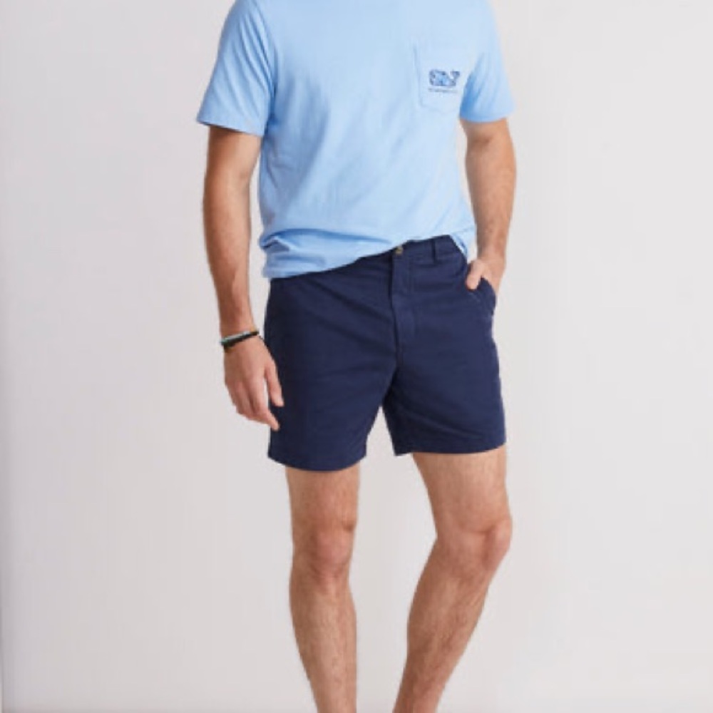 Vineyard Vines Navy Island Shirt Size 38